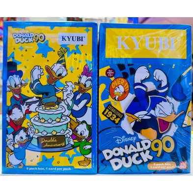 KYUBI 金屬收藏卡掛飾盲盒系列 第三彈 唐老鴨90誕辰 	(原盒5pcs) 